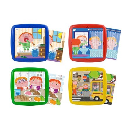 PUZZLE MINILAND HABITO DIARIOS SET DE 4 UNIDADES 25 PEÇAS