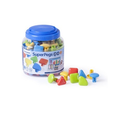 JOGO MINILAND SUPER PEGS 128 PEÇAS