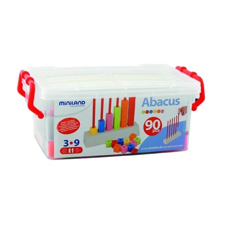 JOGO MINILAND ABACO MULTIBASE 90 PEÇAS