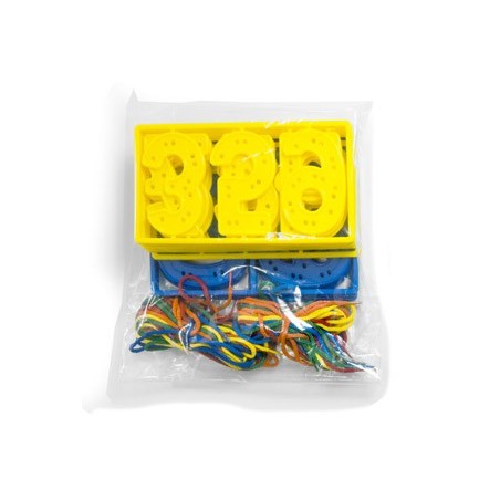 JOGO MINILAND NUMEROS PARA COSER 7 CM 40 PEÇAS + 20 CORDOES