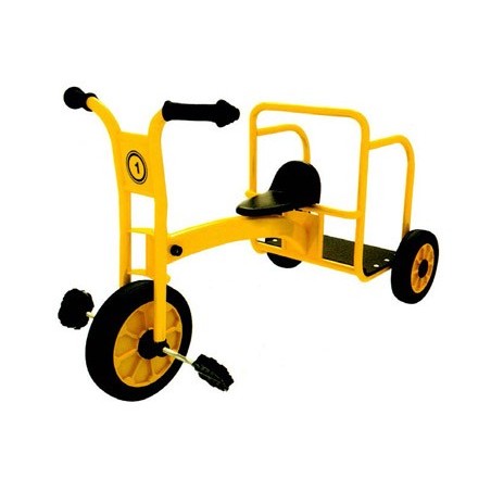 TRICICLO AMAYA ESCOLAR INDIVIDUAL DE AÇO GALVANIZADO COM ROD