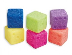 DADOS AMAYA EM GOMA EVA 15X15 CM