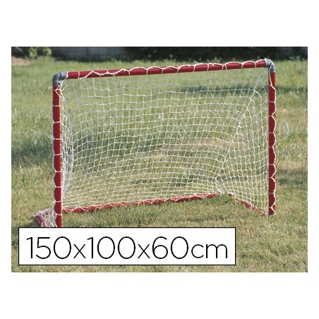 BALIZA DE FUTEBOL AMAYA COM REDE DESMONTAVEL EM TUBO DE PVC