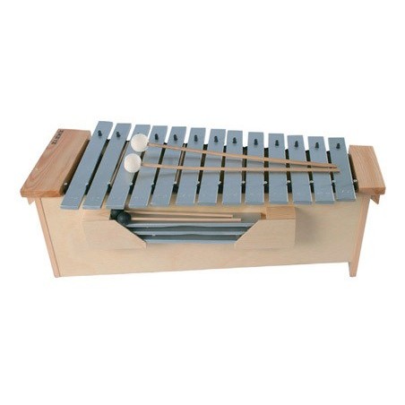 METALOFONE AMAYA C2-A3 COM PLACAS E BAQUETAS EM MADEIRA DE P