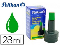 TINTA PARA CARIMBOS PELIKAN 4K, FRASCOS 28 ML, VERDE