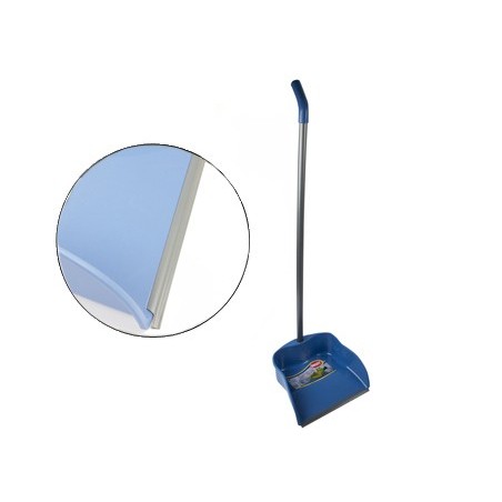 APANHADOR DE LIXO COM PERFIL EM BORRACHA 23 CM COM PAU