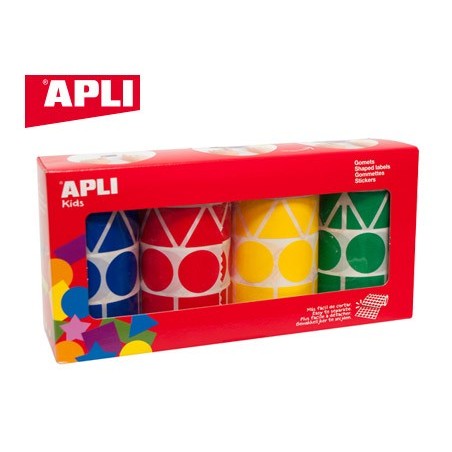 ETIQUETAS APLI FIGURAS SORTIDAS 10753 BOLSA DE 5428 UNIDADES