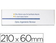 INDENTIFICADOR DE PAREDE ARCHIVO 2000 COM ADESIVO POSTERIOR