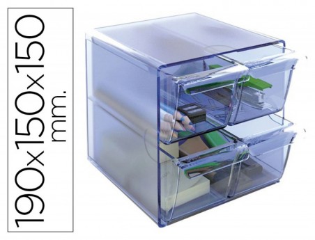 CUBO DE ARQUIVO ARCHIVO 2000 4 GAVETAS ORGANIZADOR MODULAR P