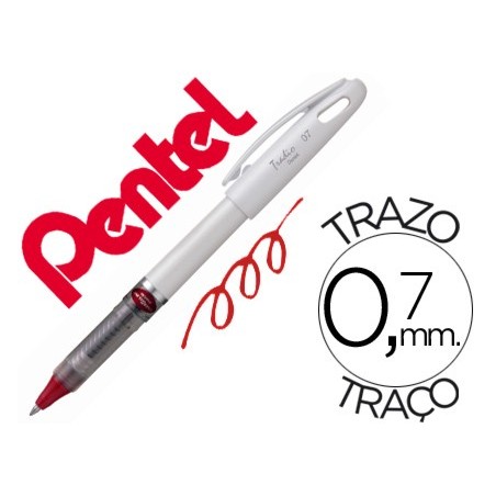 12un ROLLER PENTEL ENERGEL TRADIO CORPO NA COR BRANCO PONTA