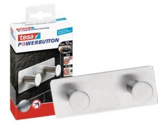 CABIDE ADESIVO TESA POWERBOTON DUPLA CARGA MAXIMA 12 KG 40X8
