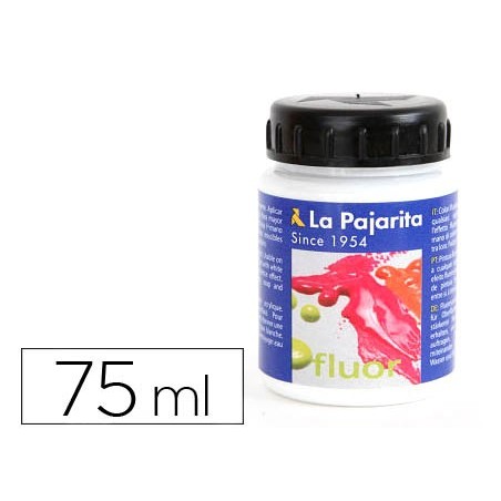 6un PINTURA LATEX LA PAJARITA F-00 BRANCO FLUORESCENTE 75ML