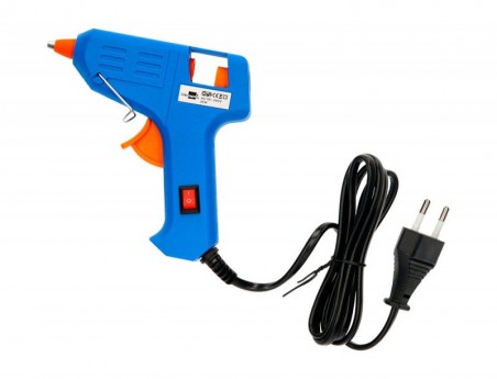 PISTOLA TERMOFUSIVEL MINI LIDERPAPEL DE 25 W COM  2 BARRAS D