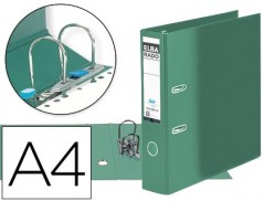 PASTA DE ARQUIVO DE ALAVANCA ELBA CARTAO FORRADO DIN A4 VERD