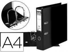 PASTA DE ARQUIVO DE ALAVANCA ELBA CARTAO FORRADO DIN A4 PRET