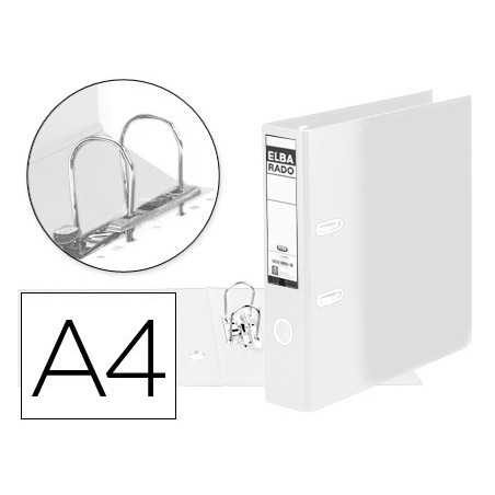 PASTA DE ARQUIVO DE ALAVANCA ELBA CARTAO FORRADO DIN A4 BRAN