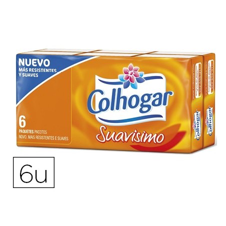 6un LENCOS COLHOGAR EMBALAGEM COM 10 UNIDADEES