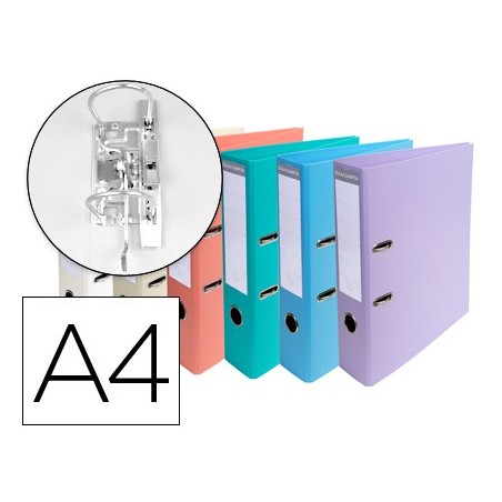 10un PASTA DE ARQUIVO DE ALAVANCA EXACOMPTA CARTAO FORRADO P