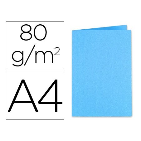 100un CLASSIFICADOR EXACOMPTA A4 AZUL TURQUESA  80G/M2