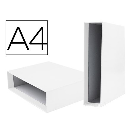 CAIXA DE ARQUIVO DE ALAVANCA CARTAO LIDERPAPEL DIN-A4 FOLIO