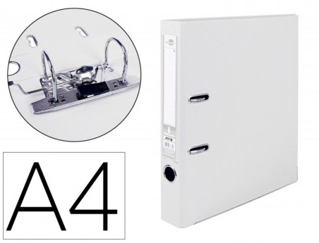 PASTA DE ARQUIVO LIDERPAPEL DOCUMENTA  PVC A4, 52MM BRANCO