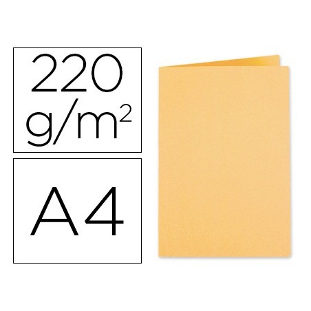 100un CLASSIFICADOR EXACOMPTA FOLDYNE A4 CREME 250 GR