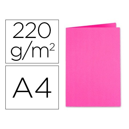 100un CLASSIFICADOR EXACOMPTA FOLDYNE A4 FUCSIA 250 GR