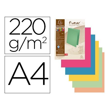 CLASSIFICADOR EXACOMPTA FOLDYNE A4 EMBALAGEM DE 100 CORES SO