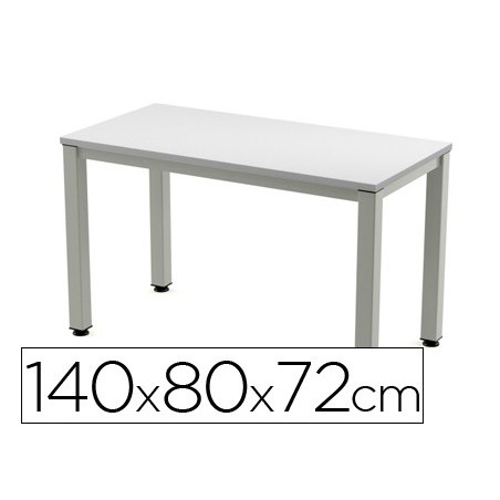 MESA DE ESCRITORIO ROCADA EXECUTIVE 2001AD02 ALUMINIO /CINZA