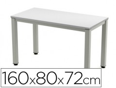 MESA DE ESCRITORIO ROCADA EXECUTIVE 2002AD02 ALUMINIO /CINZA