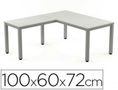 ALA PARA MESA ROCADA SERIE EXECUTIVE 60X 100 CM DIREITA OU E