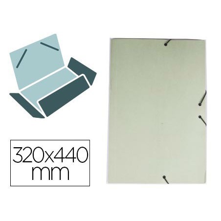 PASTA DE ELASTICOS LIDERPAPEL COM ABAS EM CARTOLINA 350 GRS.