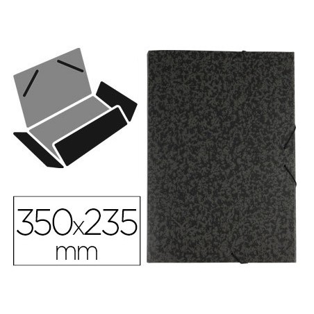 PASTA DE ELASTICOS LIDERPAPEL FIBRETE COM ABAS MEDIDAS 350X2