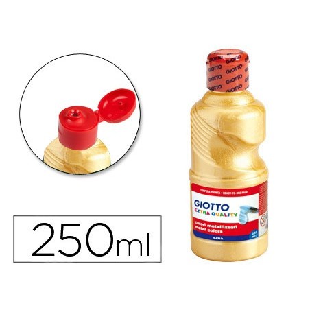 GUACHE ESCOLAR METAL GIOTTO 250 ML OURO