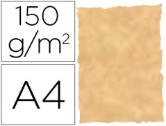 PAPEL PERGAMINO DIN A4  TROQUELADO 150 GR COR PARCHMENT OCRE