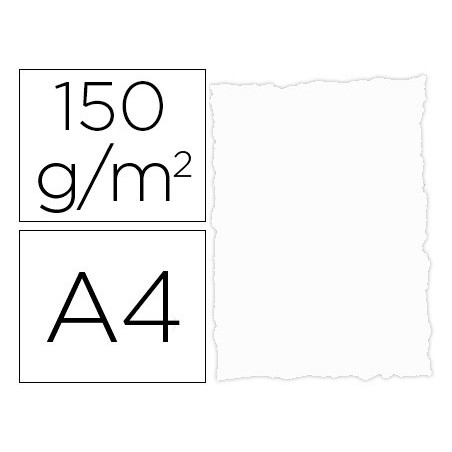PAPEL PERGAMINO DIN A4 TROQUELADO 150 GR COR PARCHMENT BRANC