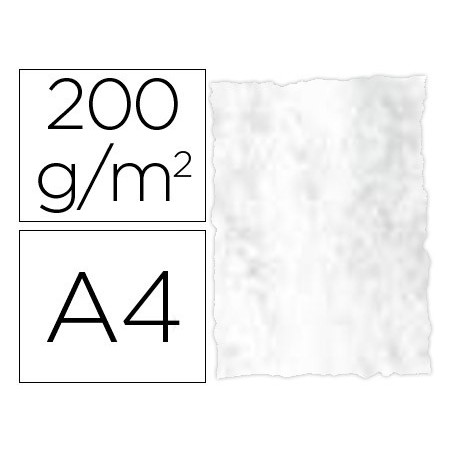 PAPEL PERGAMINO DIN A4 TROQUELADO 200 GR COR MARMOREADOS CIN