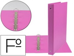 PASTA LIDERPAPEL 4 ANEIS 25 MM REDONDOS PLASTICO FOLIO COR F