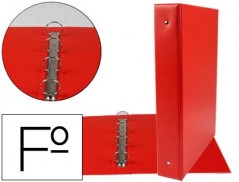 PASTA LIDERPAPEL 4 ANEIS 40 MM REDONDOS PLASTICO FOLIO COR V