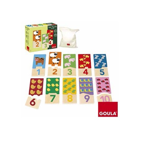 PUZZLE GOULA INFANTIL  DUO 1-10