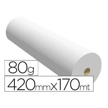 PAPEL REPROGRAFIA PPC PARA PLOTTER 420MMX170MT 80GR