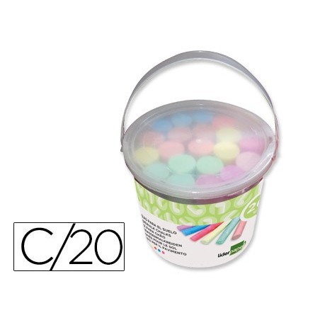 GIZ PARA CHAO LIDERPAPEL CORES SORTIDAS CAIXA 20 UNIDADES