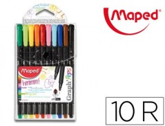 MARCADOR MAPED PONTA DE METAL GRAPH PEPS FINE LINER ESTOJO D