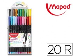 MARCADOR MAPED PONTA DE METAL GRAPH PEPS FINE LINER ESTOJO D