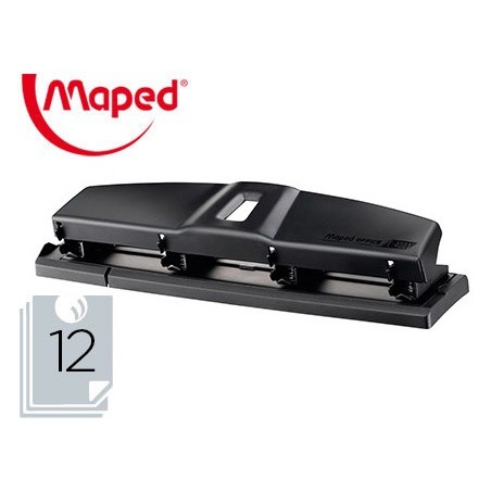 FURADOR MAPED ESSENTIALS METAL 4 FUROS CAPACIDADEE 12 FOLHAS