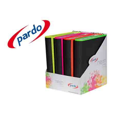 PASTA PARDO 4 ANEIS 40MM CARTAO FORRADO DIN A4 LOMBADA RECTO