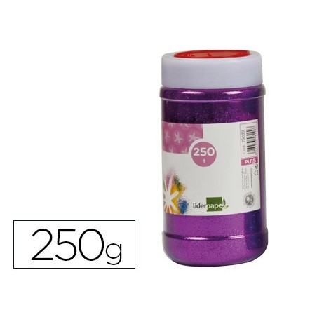 PURPURINA LIDERPAPEL FANTASIA COR VIOLETA METALIZADO FRASCO