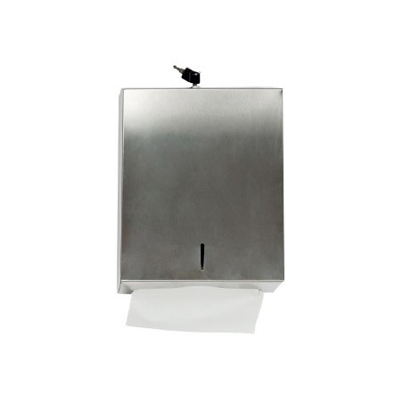 DISPENSADOR Q-CONNECT DE TOALLITAS DE PAPEL ACO INOXIDAVEL 2