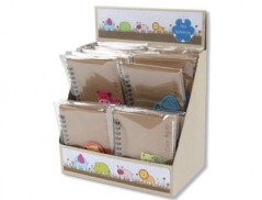 20un BLOC ESPIRAL FANTASIA ANIMALES MINI 95X102MM PAPEL 70G/