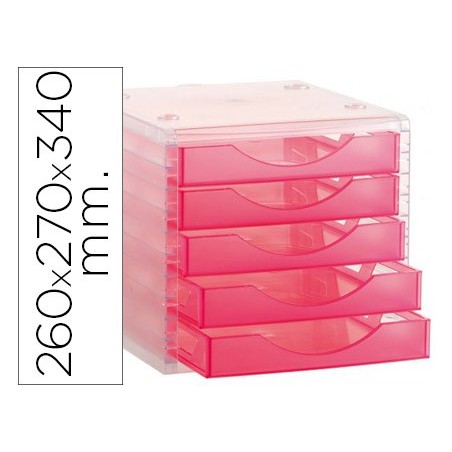 FICHEIRO GAVETAS DE SECRETARIA LIDERPAPEL 340X270X255 MM EMP